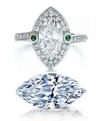 Marquise diamonds